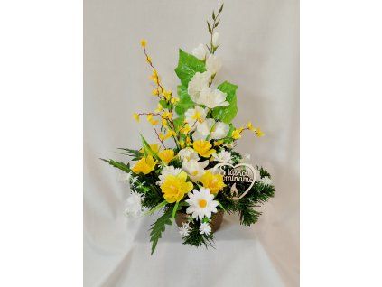 Ikebana narcis, galdiola